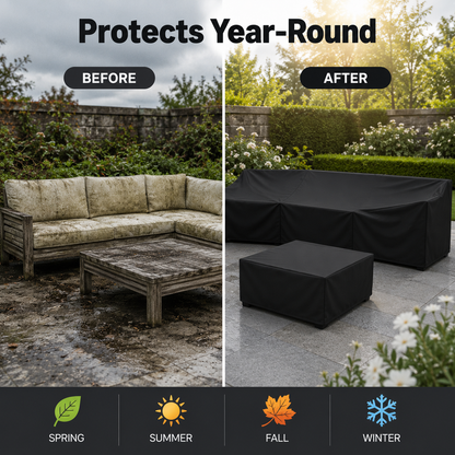 EVERDRAPE Outdoor Furniture Cover — UV & Rain Protection 5