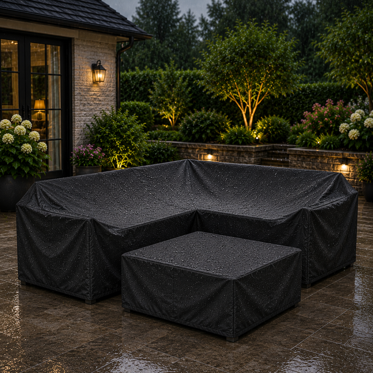 EVERDRAPE Outdoor Furniture Cover — UV & Rain Protection 1