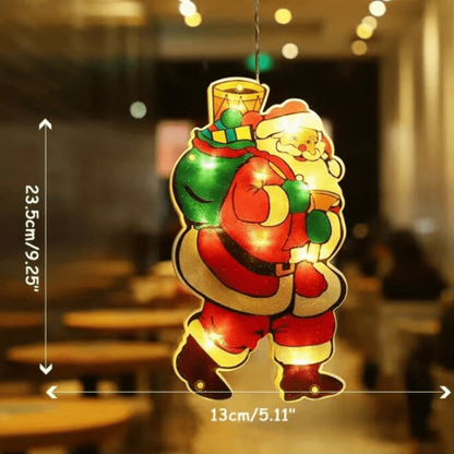 Festiglo Christmas Window Decoration — Warm LED Light 2