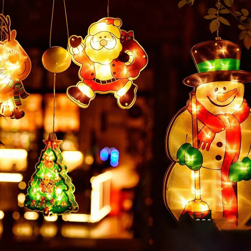 Festiglo Christmas Window Decoration — Warm LED Light 4