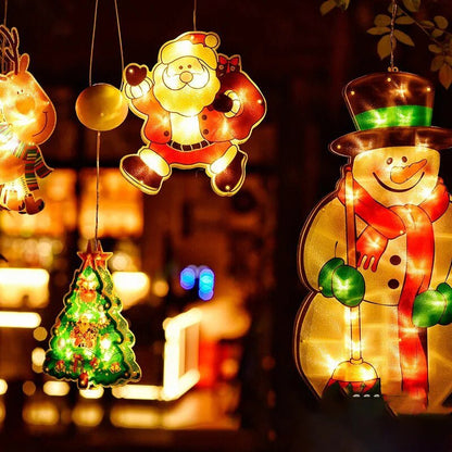 Festiglo Christmas Window Decoration — Warm LED Light 4