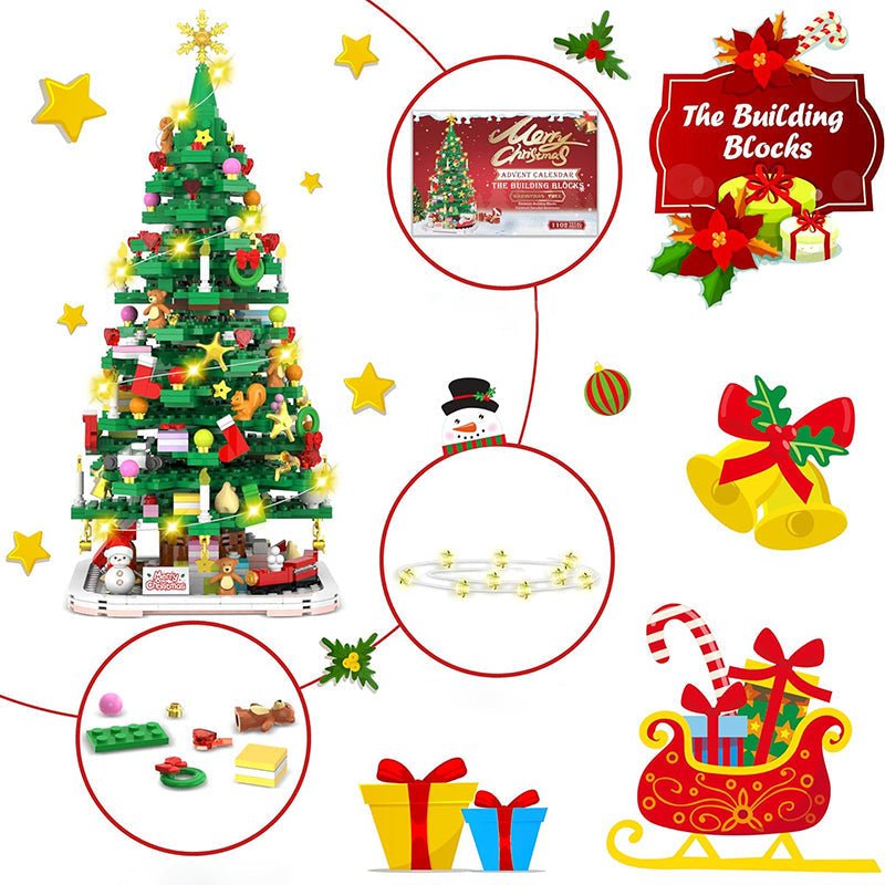 FESTIVEFUN 1102-Piece Christmas Craft Advent Calendar 6