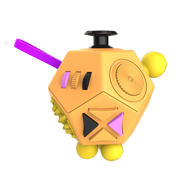 Fidget Toy Cube — 6 & 12 Sided Antistress Sensory Cube 20