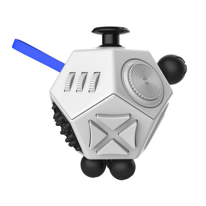 Fidget Toy Cube — 6 & 12 Sided Antistress Sensory Cube 25