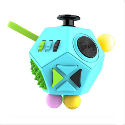 Fidget Toy Cube — 6 & 12 Sided Antistress Sensory Cube 26