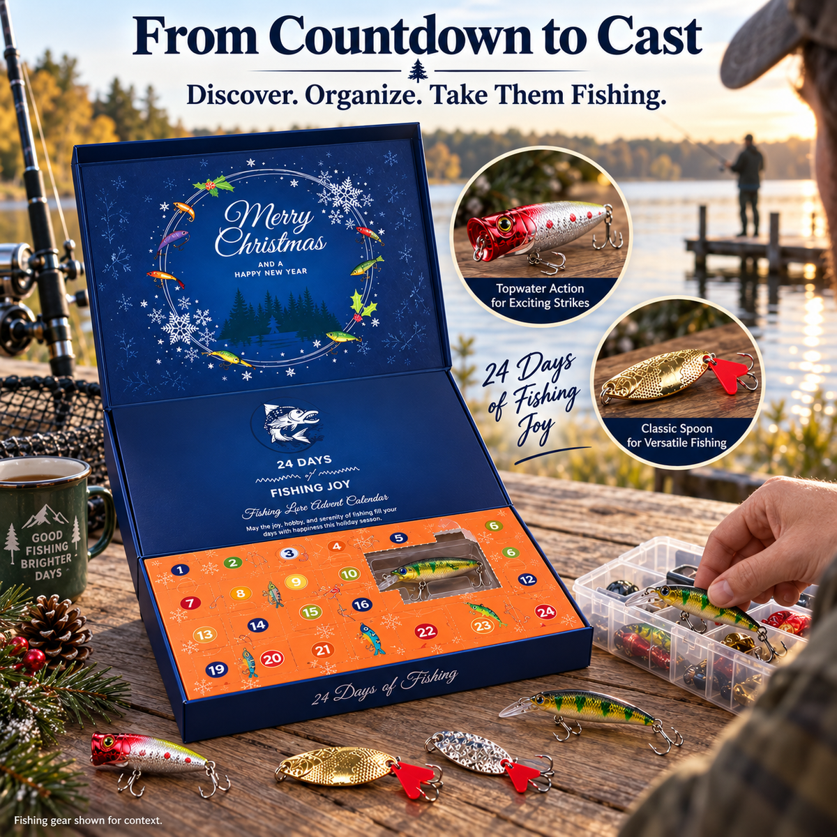 Fishing Advent Calendar 2026 — 24 Days of Surprise Lures 2