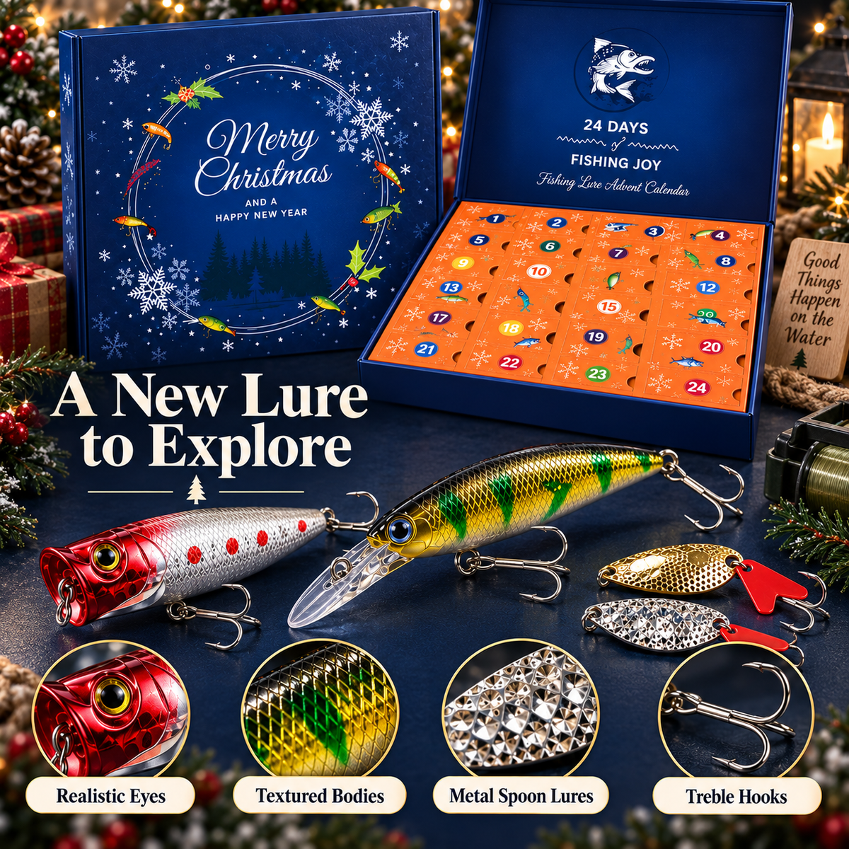 Fishing Advent Calendar 2026 — 24 Days of Surprise Lures 3
