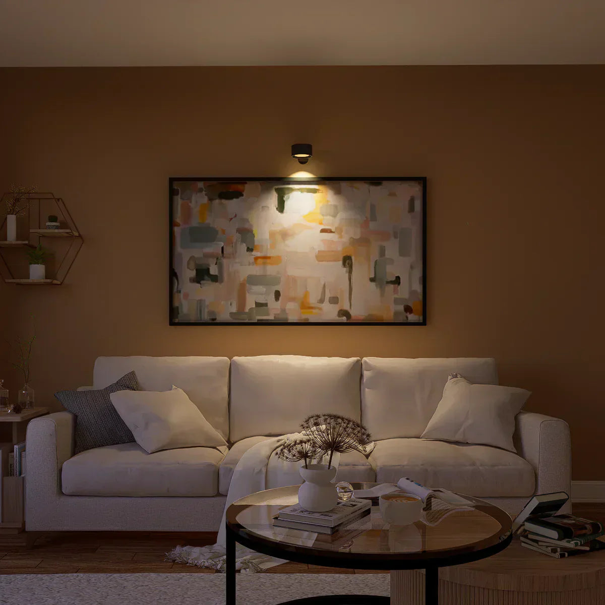 FlexiGlow Wireless Wall Light — Dimmable 360° Rechargeable 5