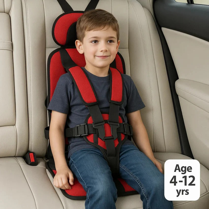 Foldable Child Travel Booster Seat with 5-Point Harness 10
