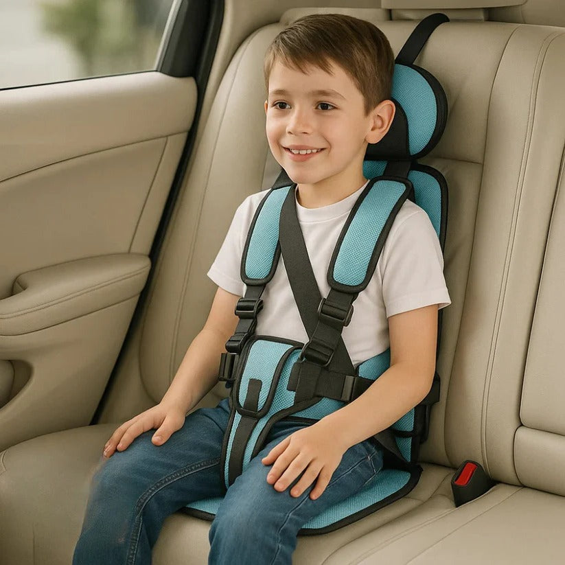 Foldable Child Travel Booster Seat with 5-Point Harness 14