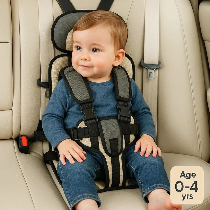 Foldable Child Travel Booster Seat with 5-Point Harness 17