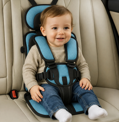 Foldable Child Travel Booster Seat with 5-Point Harness 18