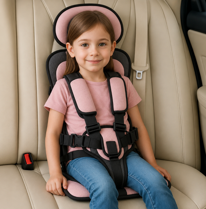 Foldable Child Travel Booster Seat with 5-Point Harness 20