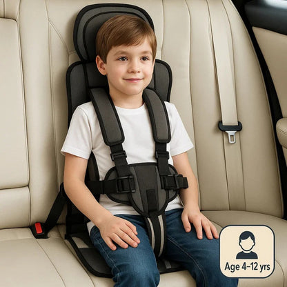 Foldable Child Travel Booster Seat with 5-Point Harness 4