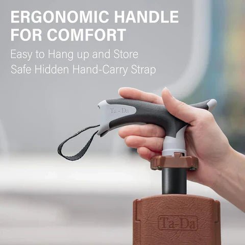 Foldable Trekking Pole with Built-In Seat — Lightweight 19