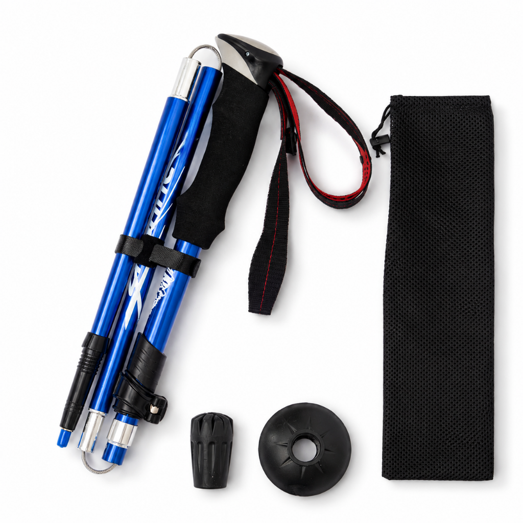 Foldable Trekking Poles — Adjustable Hiking Walking Sticks 2
