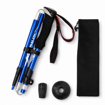 Foldable Trekking Poles — Adjustable Hiking Walking Sticks 2
