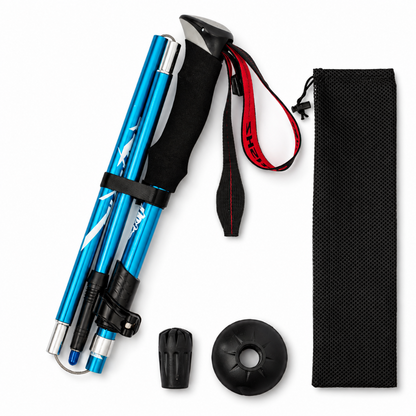 Foldable Trekking Poles — Adjustable Hiking Walking Sticks 3