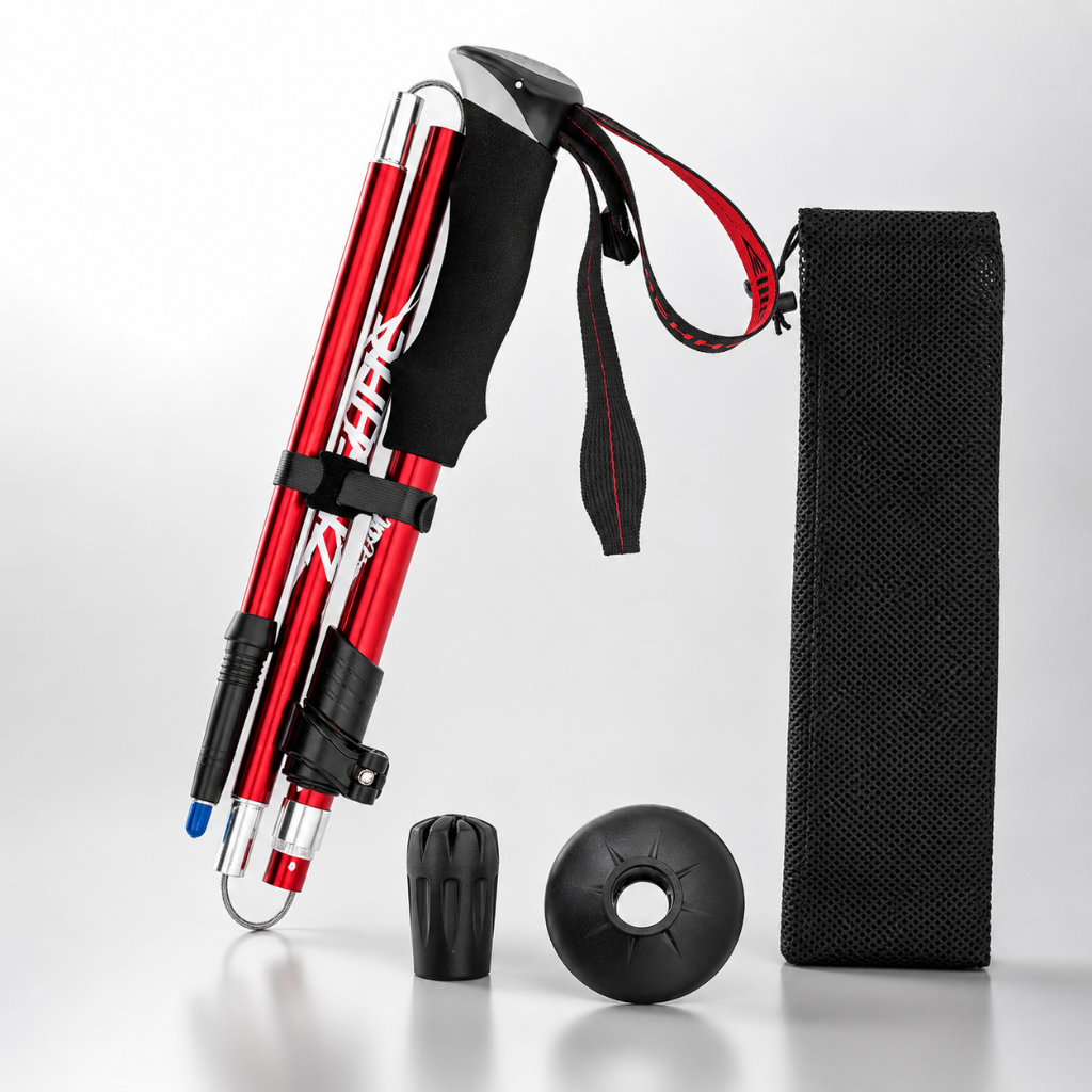 Foldable Trekking Poles — Adjustable Hiking Walking Sticks 6
