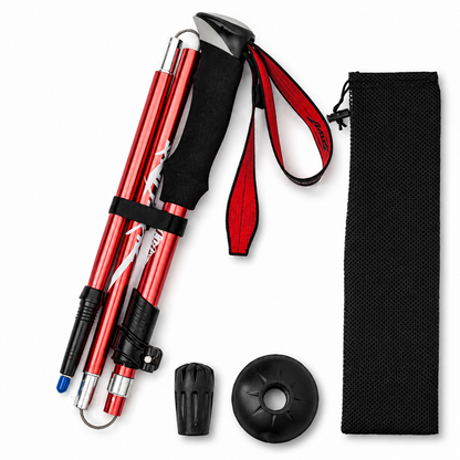 Foldable Trekking Poles — Adjustable Hiking Walking Sticks 1
