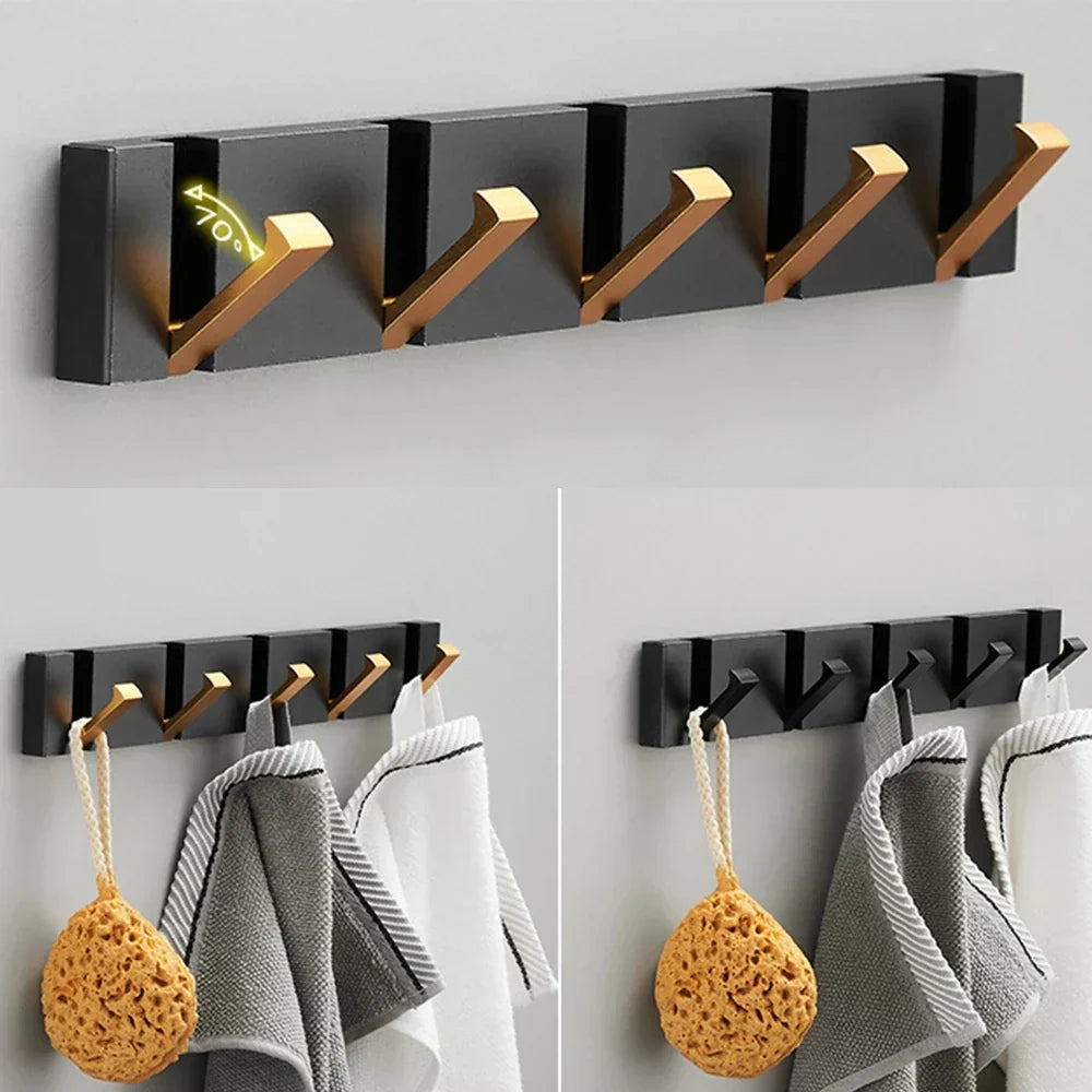 Foldable Wall Hook Stainless Steel — Minimalist & Space-Saving 4