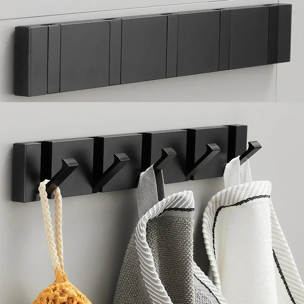 Foldable Wall Hook Stainless Steel — Minimalist & Space-Saving 5