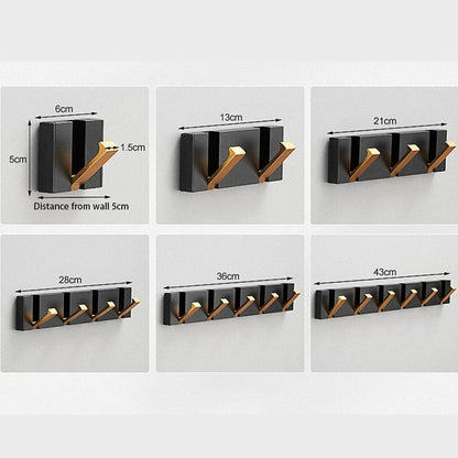 Foldable Wall Hook Stainless Steel — Minimalist & Space-Saving 6