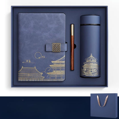 Gift for Men — Forbidden City Notebook, Thermos & Pen Set 11