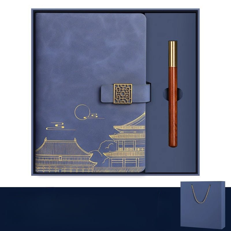 Gift for Men — Forbidden City Notebook, Thermos & Pen Set 6