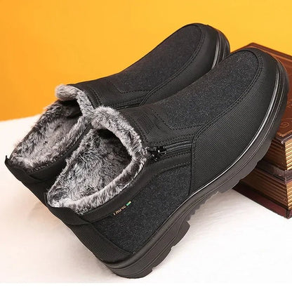 FROSTCLAD Men's Leather Winter Boots — Fur Lining & Anti-Slip Sole 4
