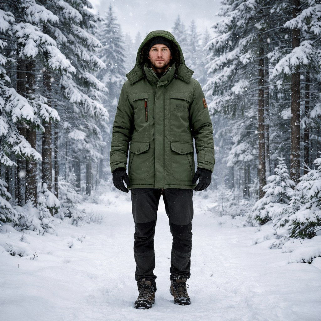 FrostGuard Padded Parka — Windproof Winter Jacket with Hood 10