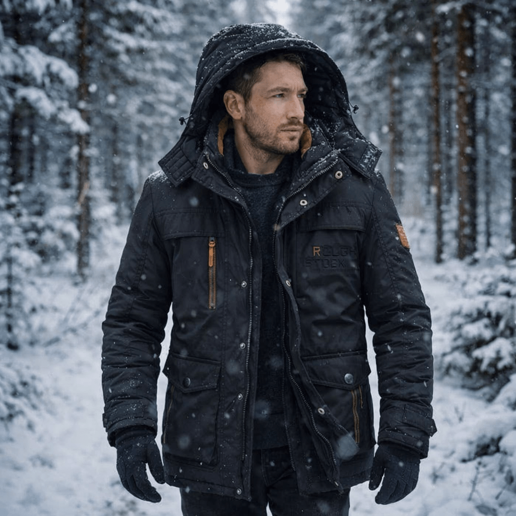 FrostGuard Padded Parka — Windproof Winter Jacket with Hood 11