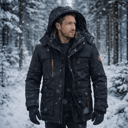 FrostGuard Padded Parka — Windproof Winter Jacket with Hood 11