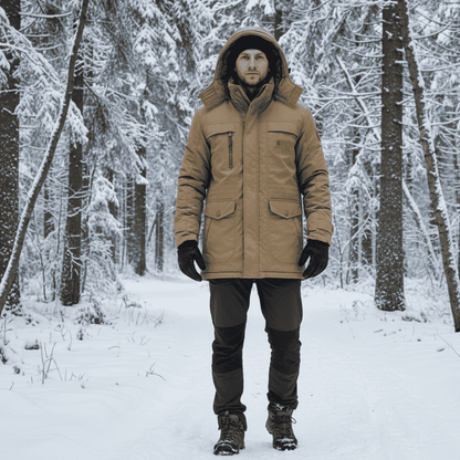 FrostGuard Padded Parka — Windproof Winter Jacket with Hood 12