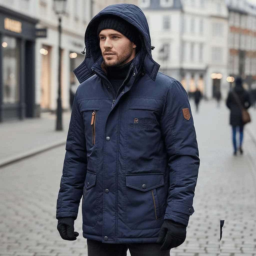 FrostGuard Padded Parka — Windproof Winter Jacket with Hood 9