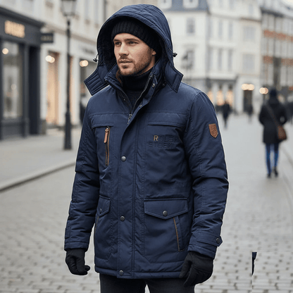 FrostGuard Padded Parka — Windproof Winter Jacket with Hood 9