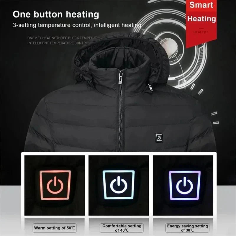 Frostiq Heated Winter Jacket — Rechargeable Unisex Coat 5