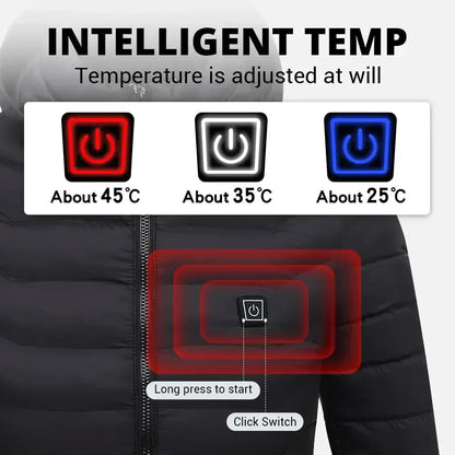 Frostiq Heated Winter Jacket — Rechargeable Unisex Coat 6