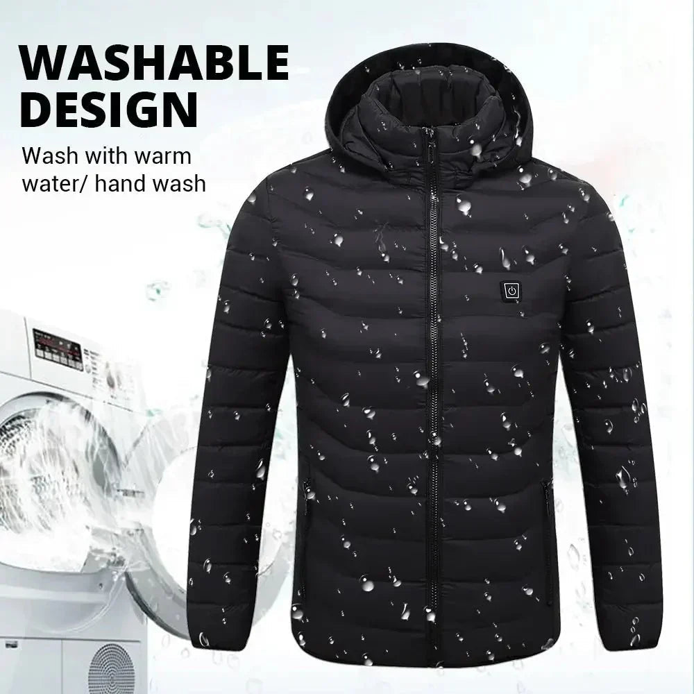Frostiq Heated Winter Jacket — Rechargeable Unisex Coat 7