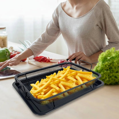 Air Fryer Accessories — FryMaster Non-Stick Stackable Rack Set 4