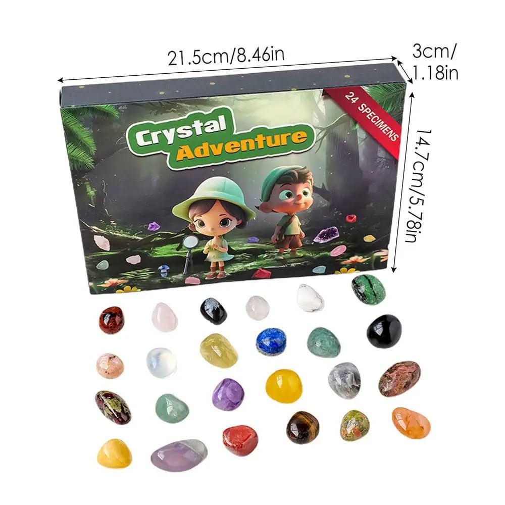 GemQuest Advent Calendar 2025 – 24 Natural Crystals & Gems 2