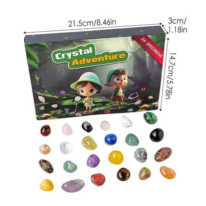 GemQuest Advent Calendar 2025 – 24 Natural Crystals & Gems 2