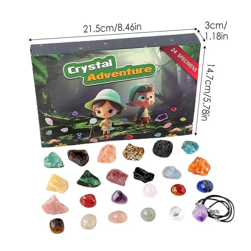 GemQuest Advent Calendar 2025 – 24 Natural Crystals & Gems 9