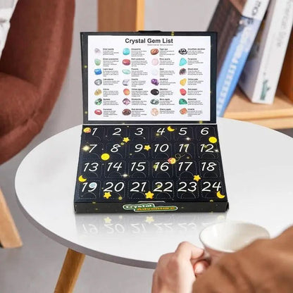 GemQuest Advent Calendar 2025 – 24 Natural Crystals & Gems 1