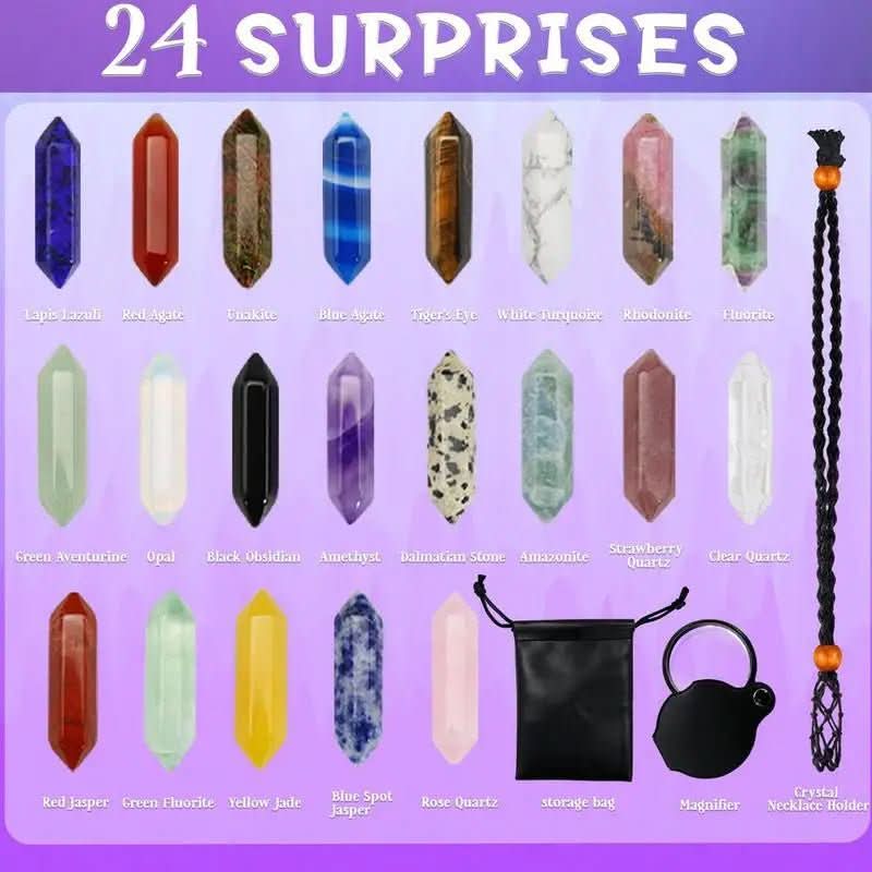 GemSpark Crystal Advent Calendar 2025 – 24 Unique Crystals 4