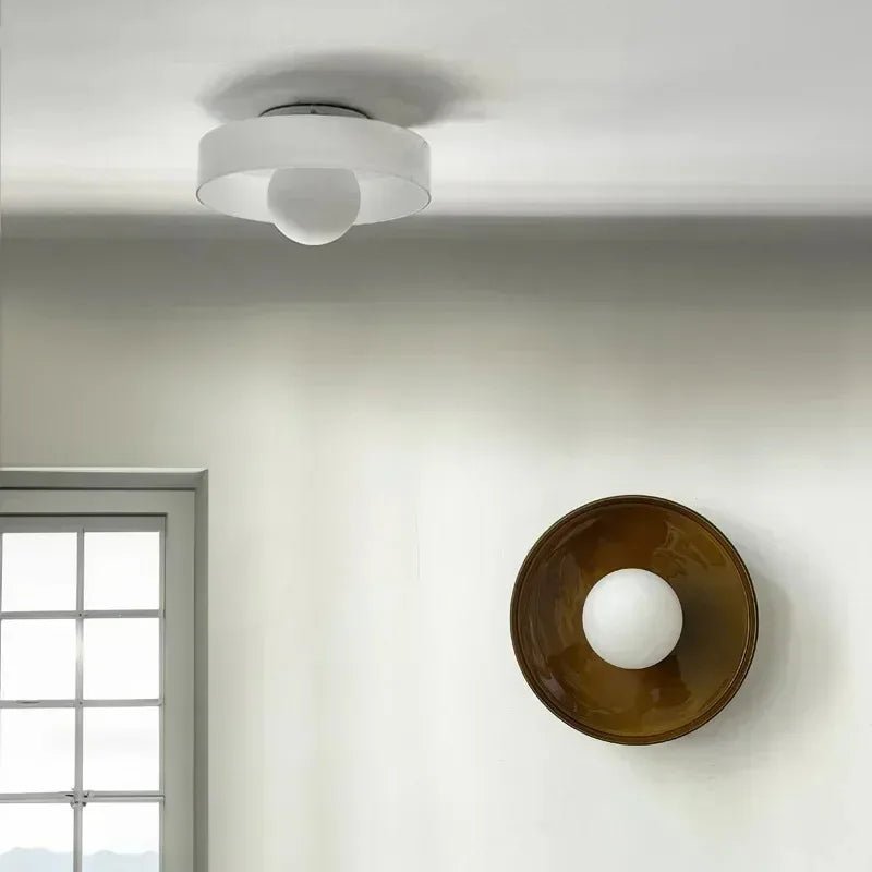 Nordic Glass Ceiling Lamp — Minimalist Scandinavian Design 2