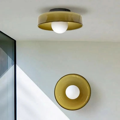 Nordic Glass Ceiling Lamp — Minimalist Scandinavian Design 4
