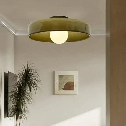 Nordic Glass Ceiling Lamp — Minimalist Scandinavian Design 1