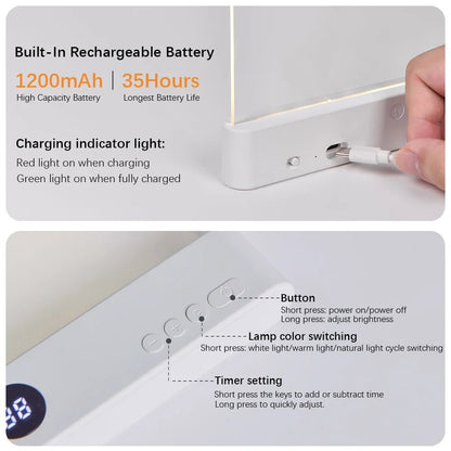 GleamRead LED Reading Light — Eye-Care Dimmable Book Lamp 9