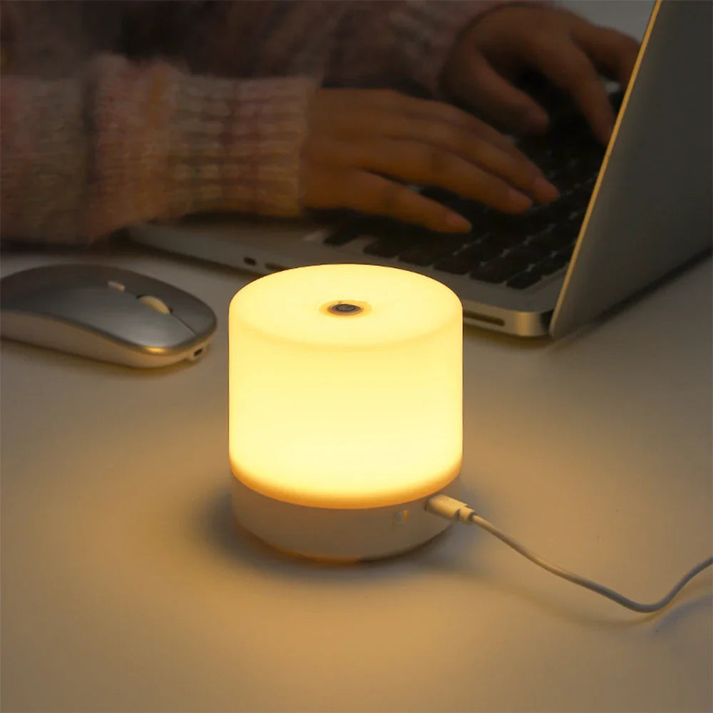 GlowEase Compact LED Night Light with Touch Dimming 7